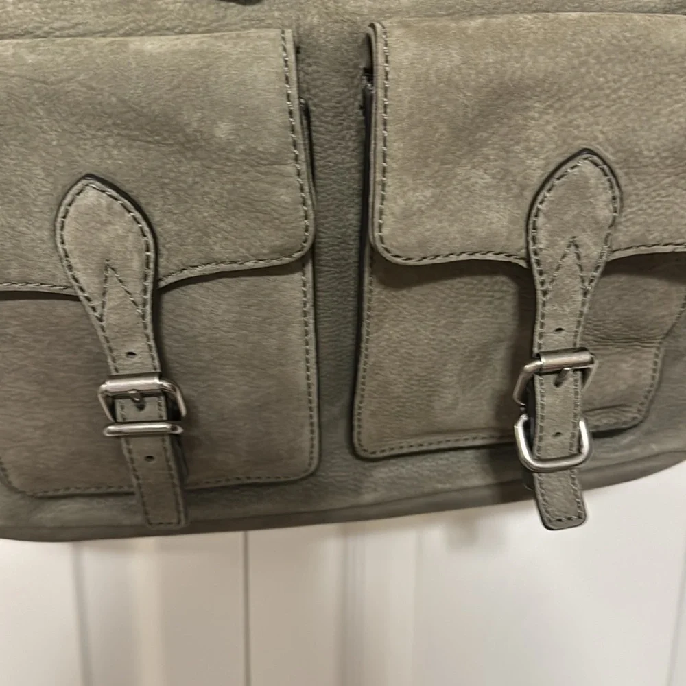 Rebecca Minkoff Olive Suede Backpack - Picture 3 of 3